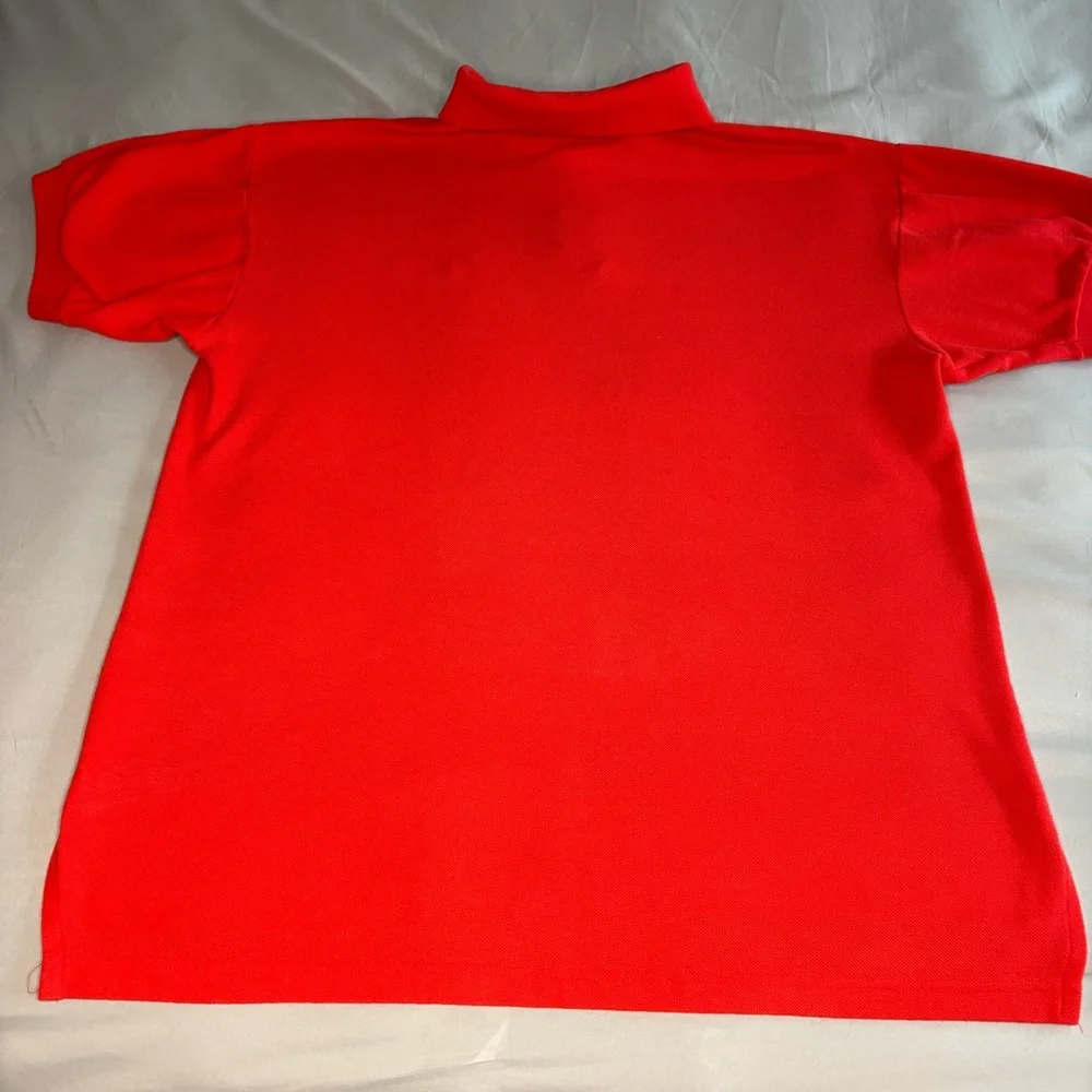 Vintage Caldor Staff Employee Polo Shirt‎ Red Medium